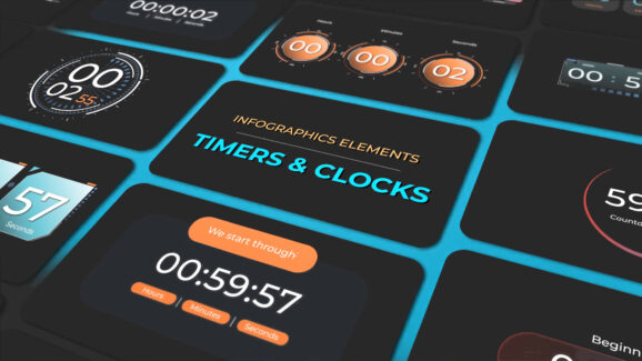 دانلود پروژه لایه باز تایمر و ساعت پریمیر پرو
