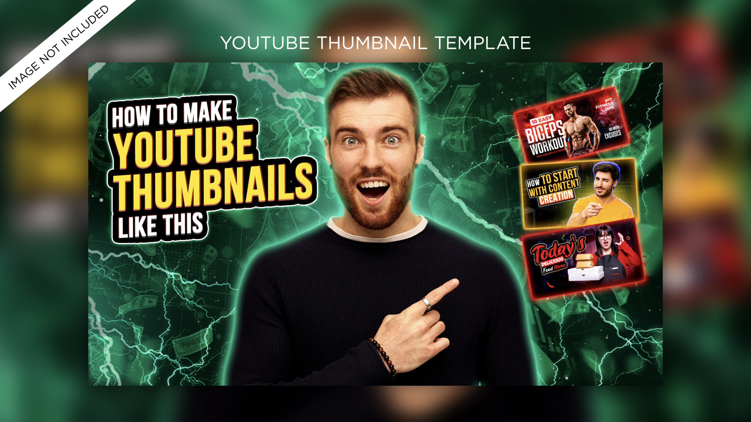 دانلود طرح لایه باز تامبنیل حرفه ای یوتیوب