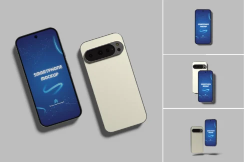 دانلود موکاپ لایه باز گوشی اندروید گوگل پیکسل (Google Pixel)