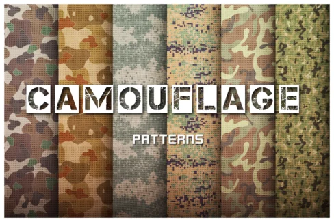 دانلود مجموعه ۳۸ پترن چریکی با کیفیت بالا (Camouflage Patterns)