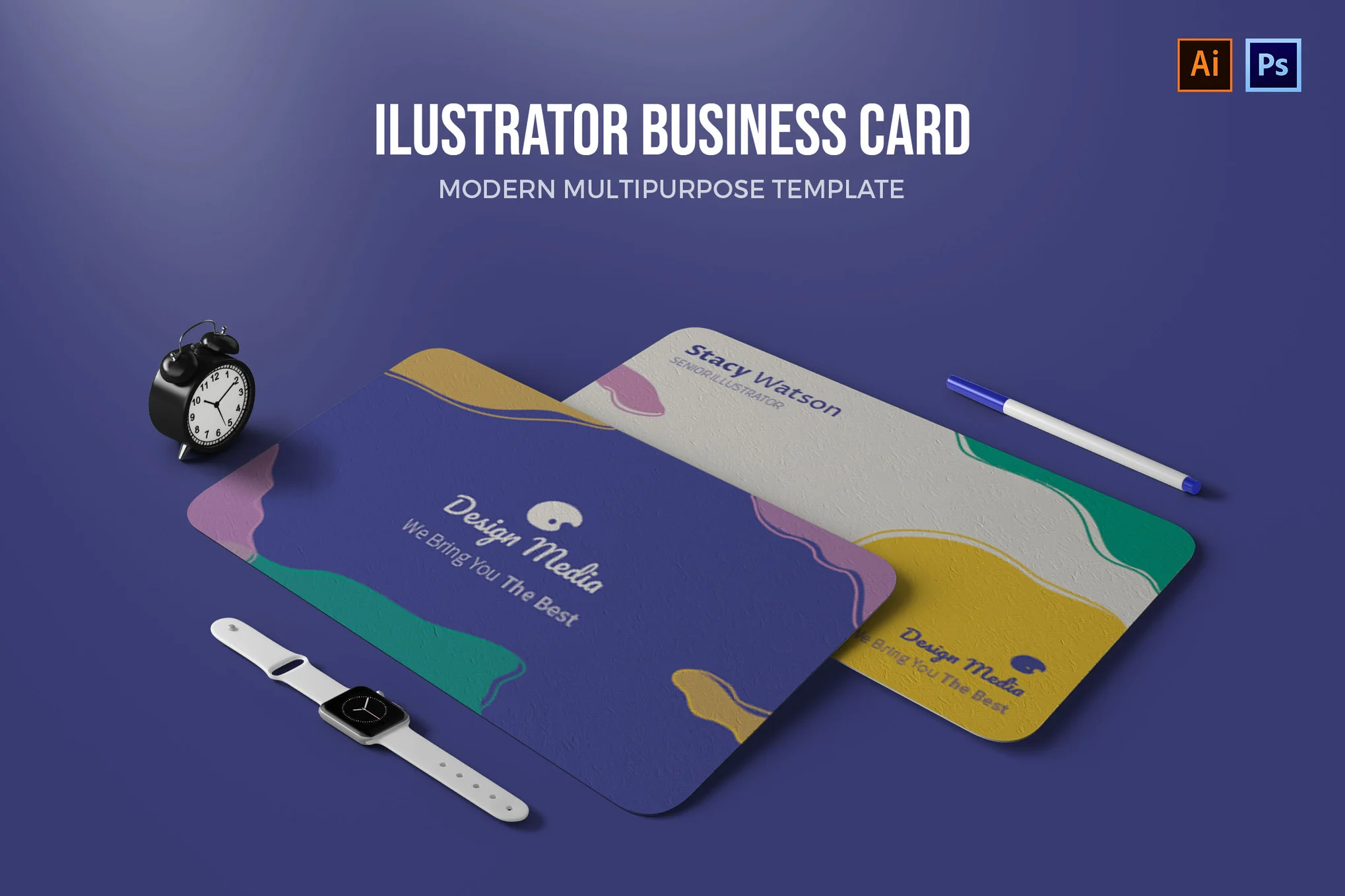 دانلود طرح لایه باز کارت ویزیت