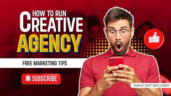 دانلود طرح لایه باز تامبنیل یوتیوب آژانس خلاقیت