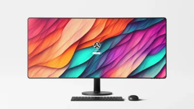 دانلود موکاپ لایه باز مانیتور اولتراواید