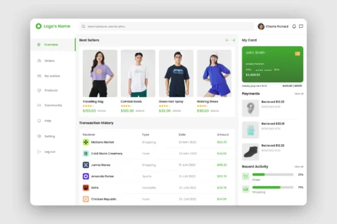 دانلود پروژه لایه باز رابط کاربری ایکامرس فیگما (Ecommerce UI Kit)